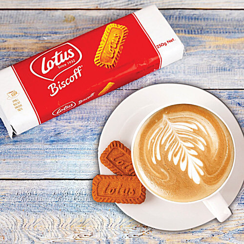 Lotus Imported Biscoff Caramelised Biscuit, 250 g Non - GMO Project Verified & Vegan