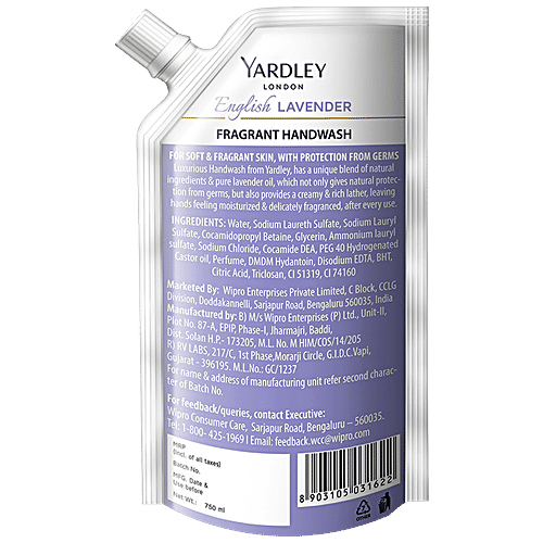 Buy Yardley London English Lavender Fragrant Handwash Refill Pack