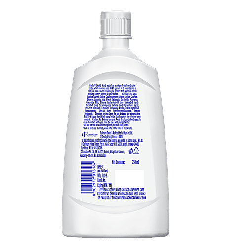 Bacto-V Liquid Hand Wash - Protection Shield, 750 ml  