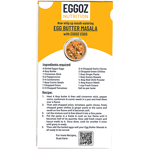 Eggoz Farm Fresh White Eggs, 30 pcs  