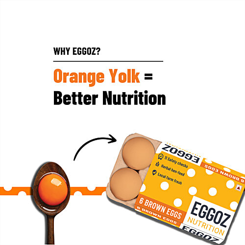 Eggoz Farm Fresh Brown Eggs, 10 pcs  