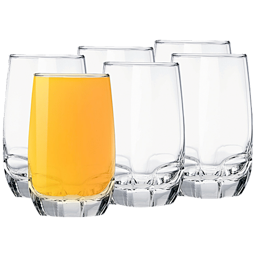 Ocean Charisma Hi Ball Glass Set - Transparent New, B17115, 415 ml (Set of 6) 