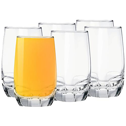 Ocean Charisma Hi Ball Glass Set - Transparent New, B17115, 415 ml (Set of 6) 