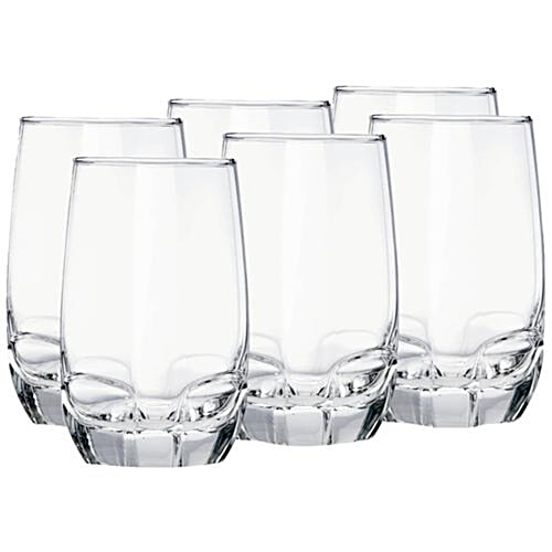 Ocean Charisma Hi Ball Glass Set - Transparent New, B17115, 415 ml (Set of 6) 