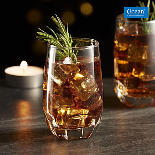 Ocean Charisma Hi Ball Glass Set - Transparent New, B17115, 415 ml (Set of 6) 