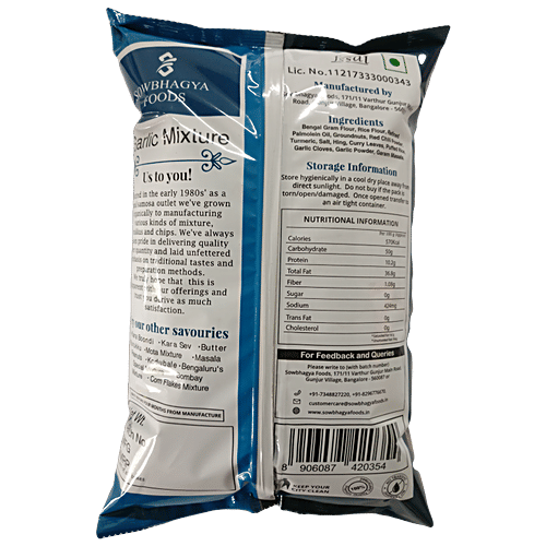 Sowbhagya Foods Garlic Mixture, 500 g
