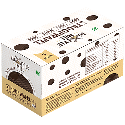 Buy Waffle Mill Stroopwafel Waffle Cookie Cocoa Fudge Online at Best