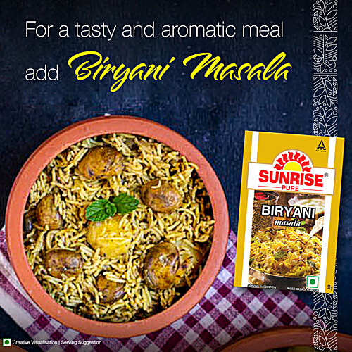 Sunrise Pure Pure Biryani Masala Spice Powder, 50 g Box