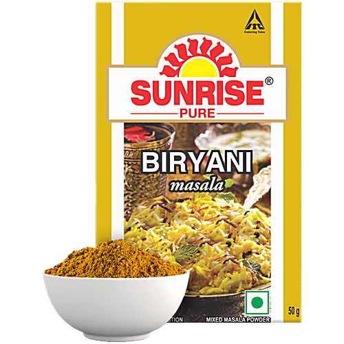 Sunrise Pure Pure Biryani Masala Spice Powder, 50 g Box