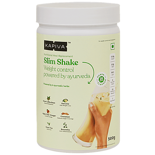 Kapiva Slim Shake - Guava, 500 g Jar