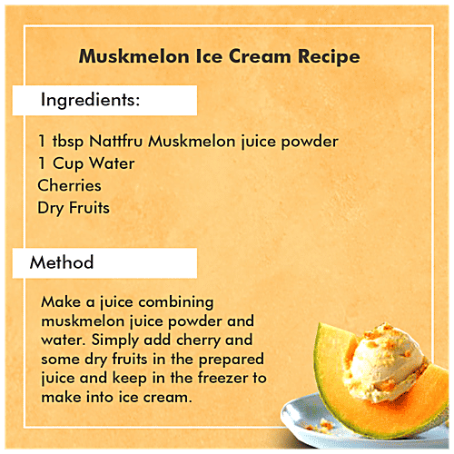 Buy Nattfru Muskmelon Juice Powder Online at Best Price of Rs 300