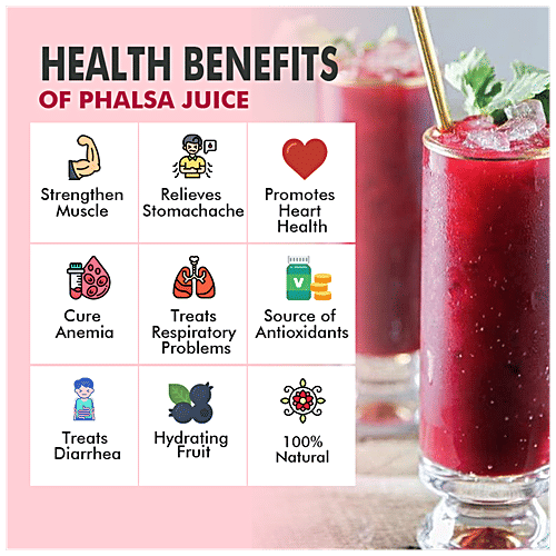 Nattfru Nattfru phalsa-fruit-juice-powder-real-fruit-only-no-added-sugar 60 g Sachet, 60 g Sachet 