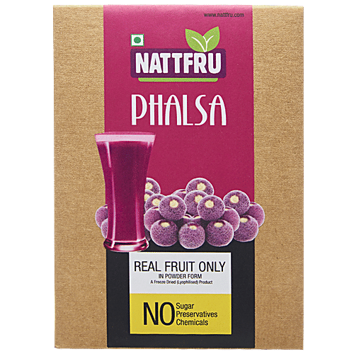 Nattfru Nattfru phalsa-fruit-juice-powder-real-fruit-only-no-added-sugar 60 g Sachet, 60 g Sachet 