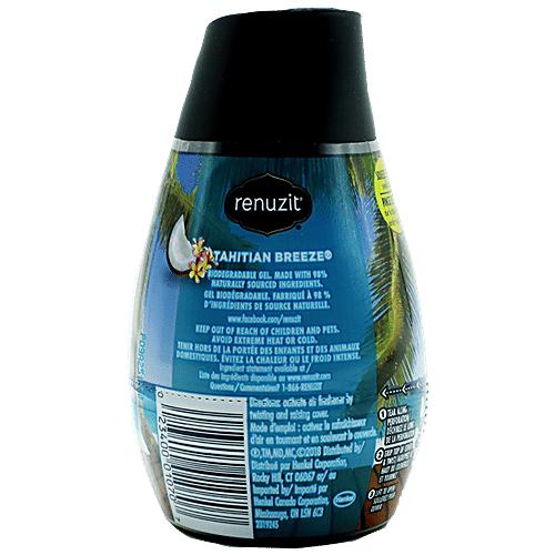 RENUZIT Soild Gel Air Freshener - Tahitian Breeze, 198 g  
