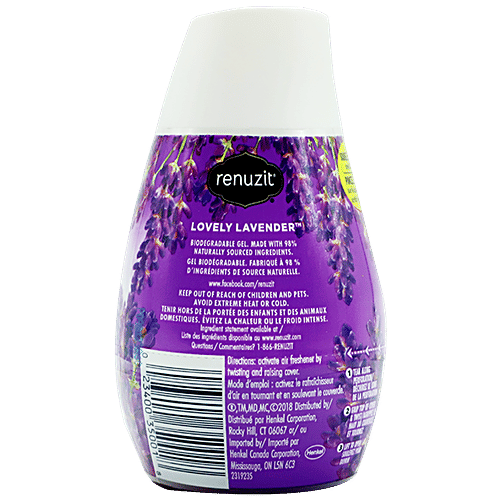 RENUZIT Soild Gel Air Freshener - Lavender Inspiration, 198 g  