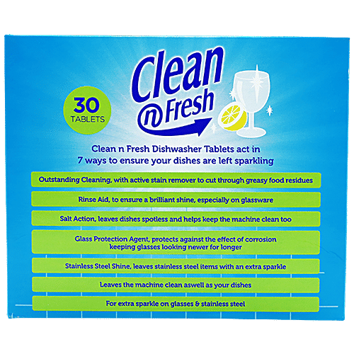 Buy Clean & Fresh Clean N Fresh Dishwasher Tablets 7in1, Lemon