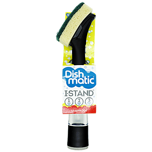 Buy Dishmatic IStand Standing Fillable Dish Wand Sponge with Handle