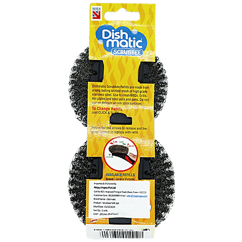 Buy Dishmatic Scrubber Pan & Grill Refill for Dish Wand Online at Best