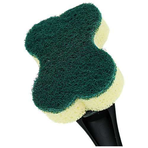 Dishmatic Fillable Dish Wand Brush With Handle For Pet Bowl, 1 pc