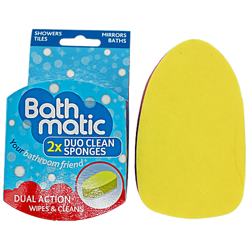 Buy Dishmatic Bathmatic Duo Heavy Duty Scub Sponges For Bathroom