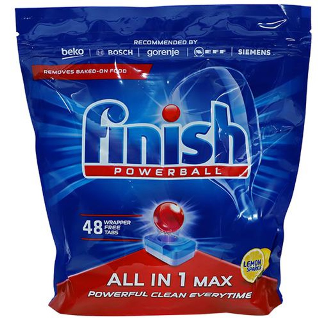 Buy Finish Aio Max Dishwasher Tablets Lemon Online at Best Price of