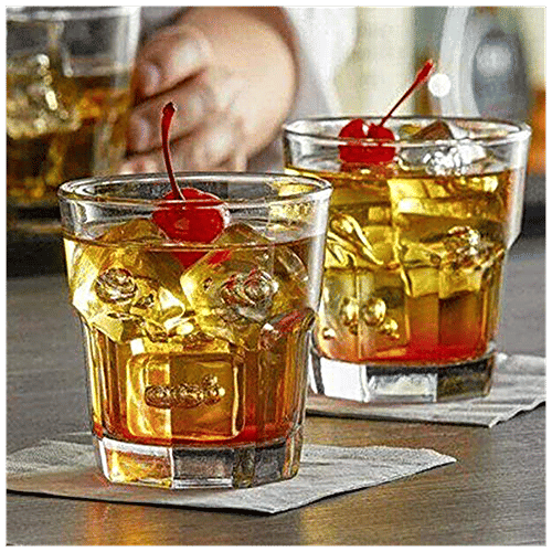 Pasabahce Casablanca Whisky/Juice Tumbler - Tempered Glass, 265 ml (Set of 3) 