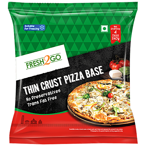 Buy FRESH2GO Thin Crust Pizza Base Online at Best Price of Rs 80