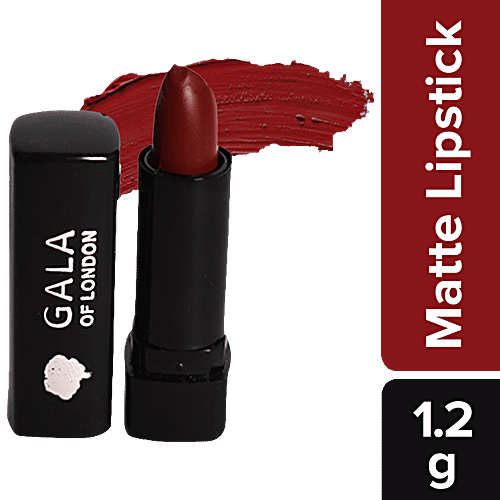 GALA OF LONDON Mini Matte Lipstick, 1.2 g 09 Maroon 