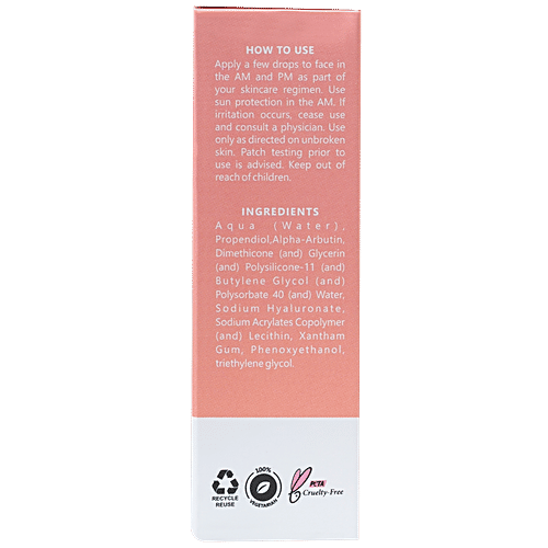 Earth Rhythm 2% Alpha Arbutin + Hyaluronic Acid - Skin Clarifying Serum, 30 g  