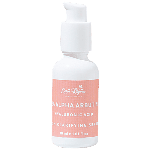 Earth Rhythm 2% Alpha Arbutin + Hyaluronic Acid - Skin Clarifying Serum, 30 g  
