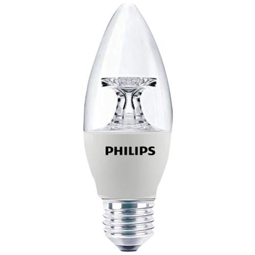 Philips LED Clear Candle 4w E27 - Warm White/Golden Yellow, 1 pc