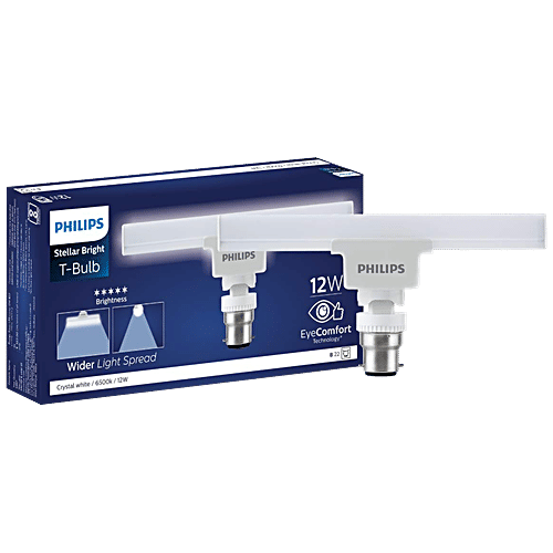 Philips T-Bulb 12w B22 - Cool White/Crystal White, 1 pc  