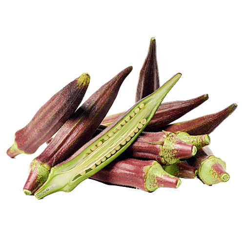 fresho! Ladies Fingers - Red, 1 kg  