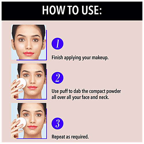 Blue Heaven Oil Control Compact Powder, 8 g Caramel 401 