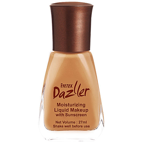 Eyetex Dazller Moisturizing Liquid Make Up, 27 ml Soft Caramel R34 