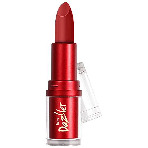 Eyetex Dazller Pink Plum Lipstick + Lip Liner Pencil - With Built-In Sharpener, Matte Finish, 2 pcs M101, DLL101 