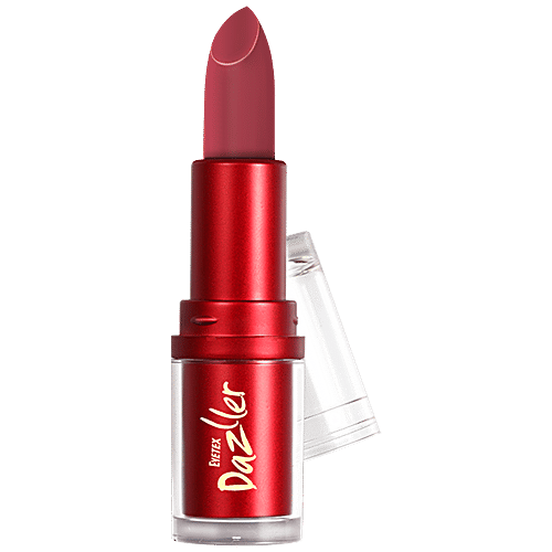 Eyetex Dazller Lipstick - Matte, 4 g (With Free Inside Eyetex Dazller Lipliner Pencil, 1.5g - DLL121) 
