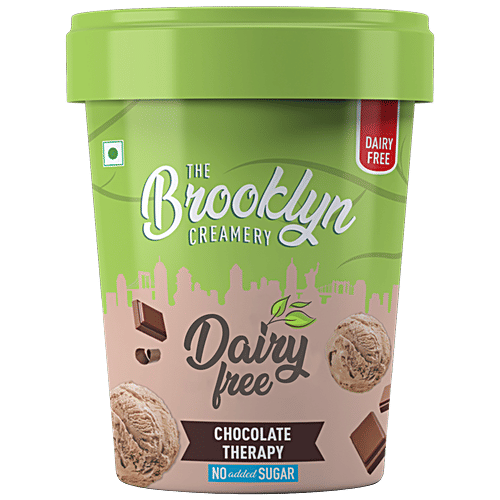 The Brooklyn Creamery Chocolate Therapy Dessert, 450 ml Tub Dairy Free, Zero Added Sugar