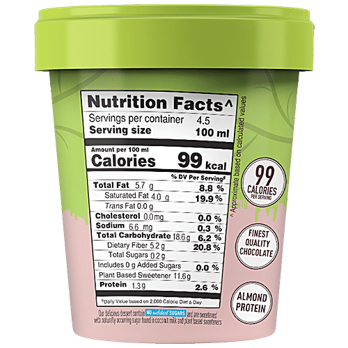 The Brooklyn Creamery Vegan Chocolate & Coconut Ice Cream, 450 ml Tub