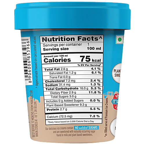 The Brooklyn Creamery Chocolate Fudge Brownie Ice Cream, 100 ml CUP 