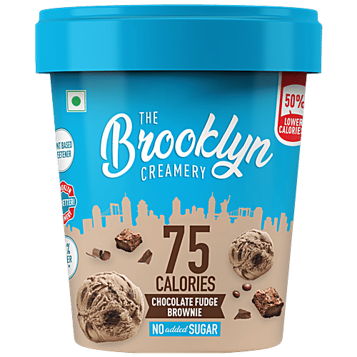 The Brooklyn Creamery Chocolate Fudge Brownie Ice Cream, 100 ml CUP 