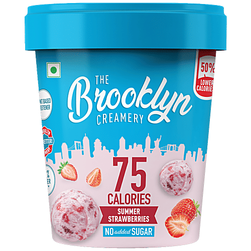 Buy THE BROOKLYN CREAMERY Summer Strawberries Ice Cream Online at Best