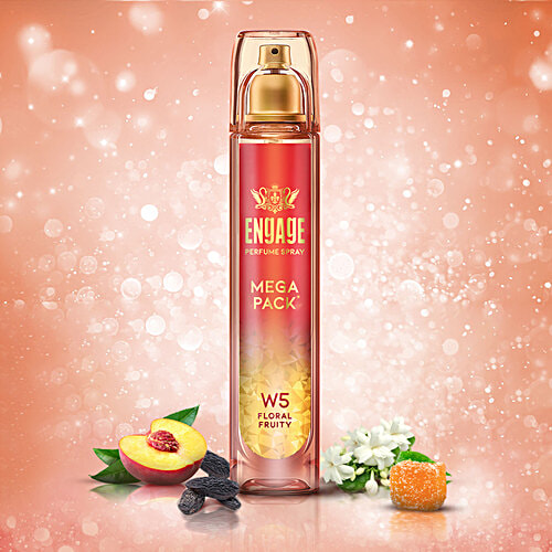 Engage W6 Perfume Spray - For Women, Floral & Fruity Fragrance Scent, 160 ml  Skin Friendly