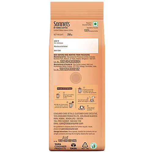 Buy by TATA Coffee Arabica Red Honey Dark Roast French Press