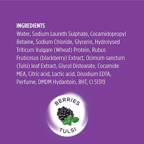 Santoor Creme Hand Wash - Berries & Tulsi, With Touch Of Lotion, 200 ml (Buy 1 Get 1 Free) 