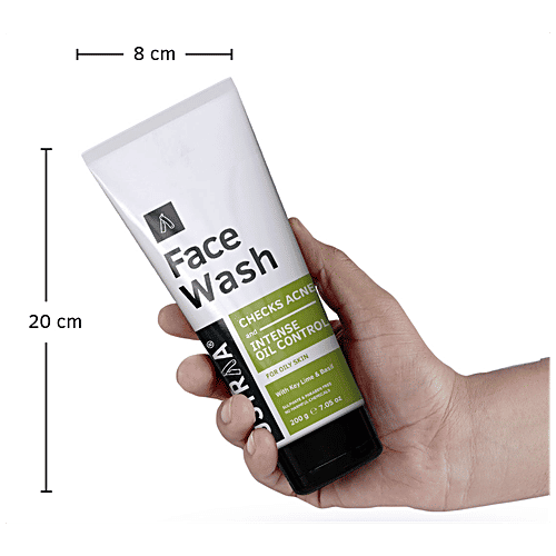 Buy Ustraa Face Wash For Oily Skin Checks Acne & Oil Control, For Men