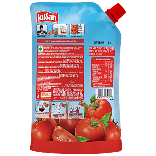 Kissan Ketchup Label
