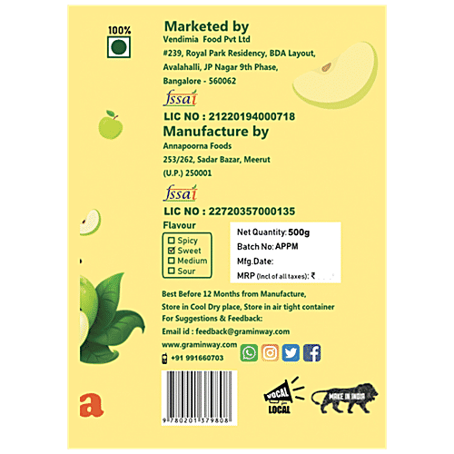 Graminway From The Roots - Apple Murabba, 500 g  