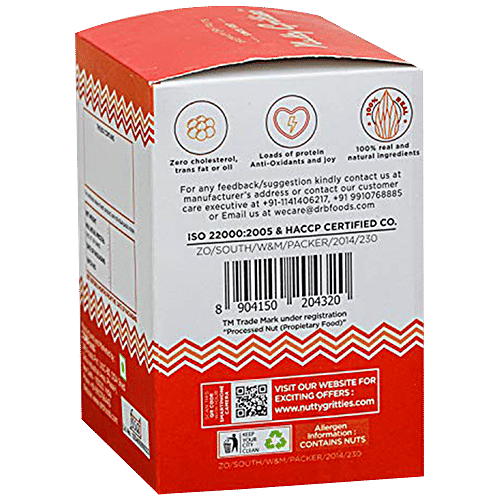 Nutty Gritties Mixed Dry Fruits Nuts Gift Box - 7 Flavoured Nuts On The Go, 159 g  