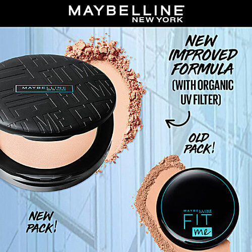 Maybelline New York Fit Me Matte Poreless Compact Powder, 115 Ivory, 6 g  